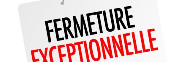 Fermeture exceptionnelle secrétariat et agence postale